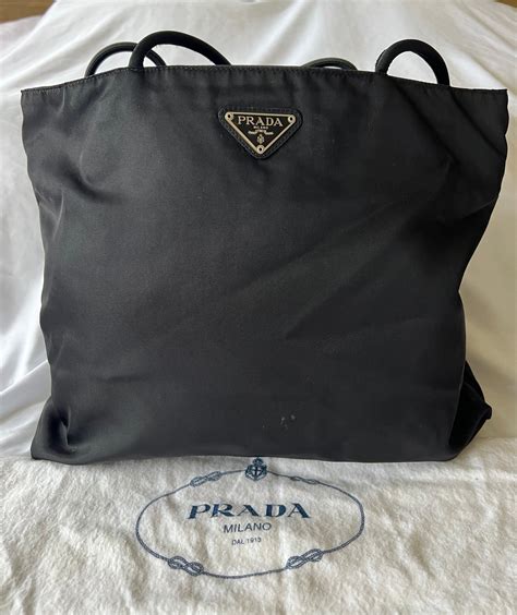 bustina prada|Prada tote bag.